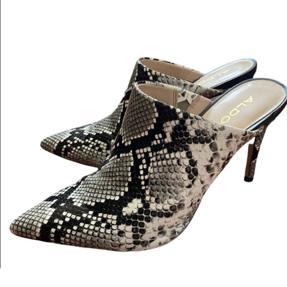 ALDO LAREIDITH POINTED TOE MULES - SIZE 7